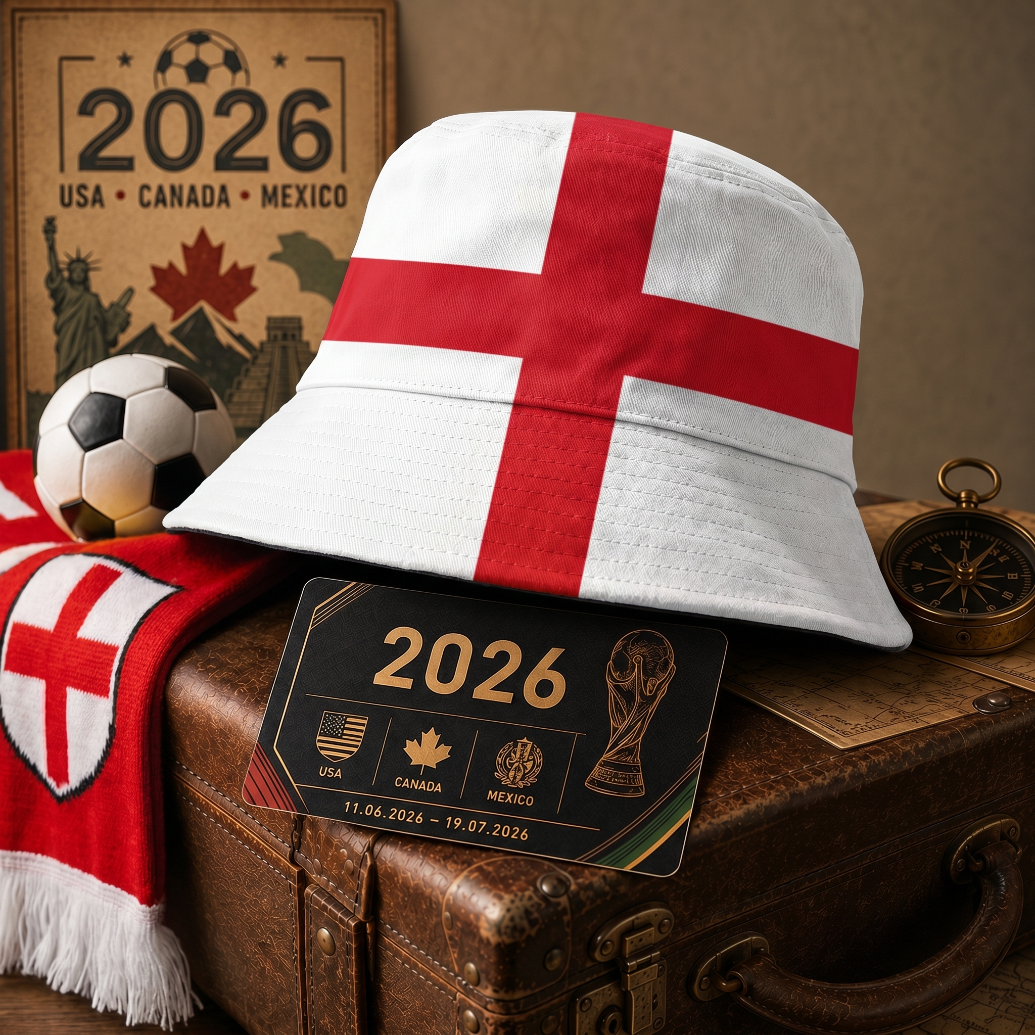 WK 2026 – Bucket Hat Engeland Editie