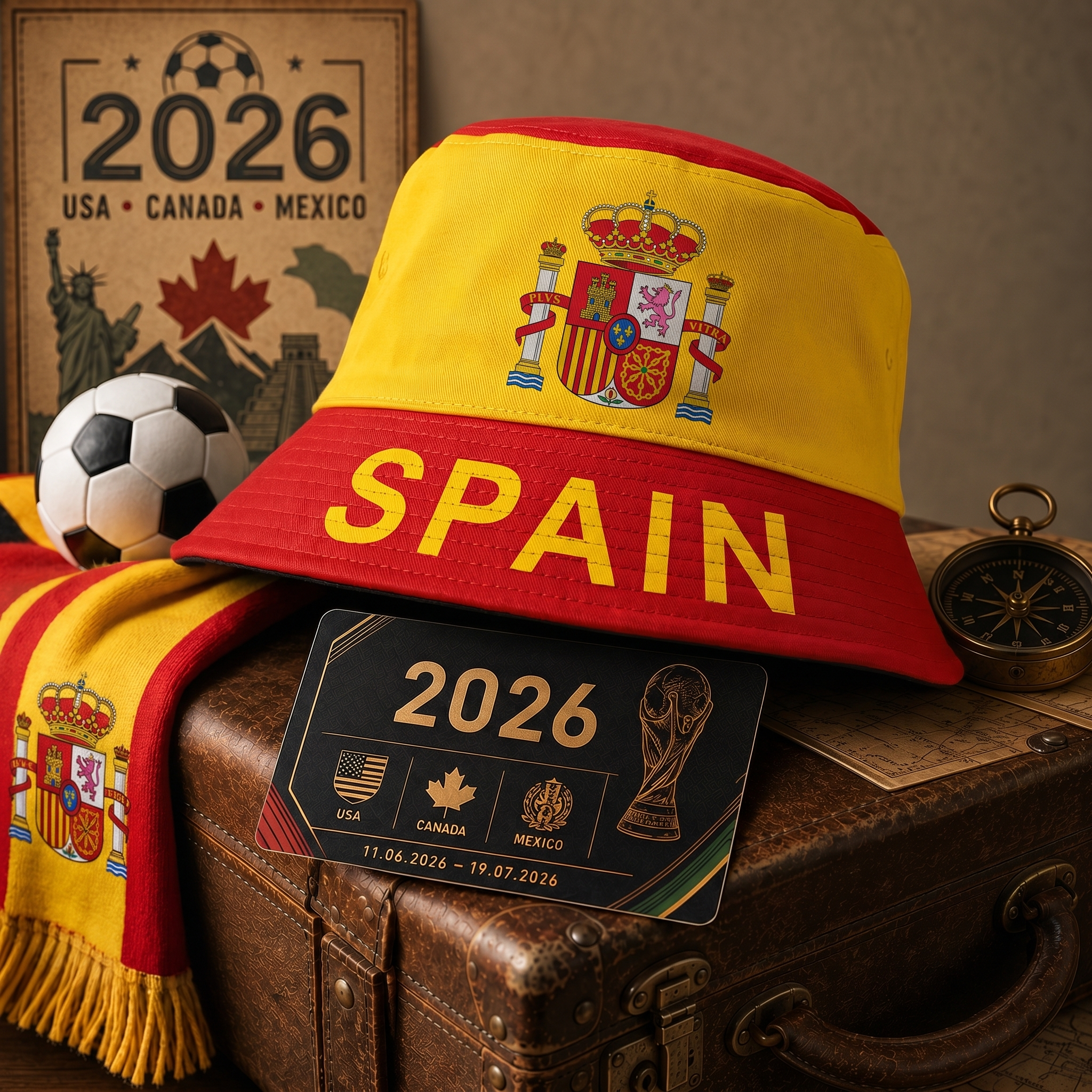 WK 2026 – Bucket Hat Spanje Editie