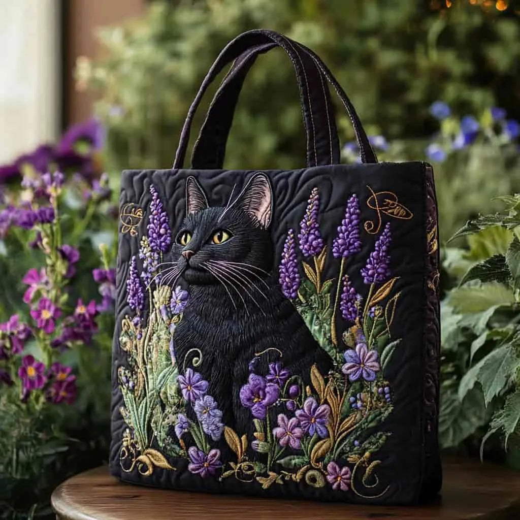 HANDMADE TASCHE - SCHWARZE KATZE